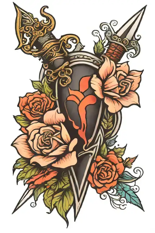 Dagger Heart Flowers