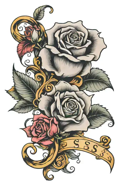 Rose Woth Letter S S