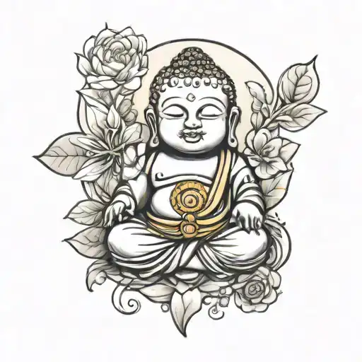 A Cute And Beautiful Little Buddha