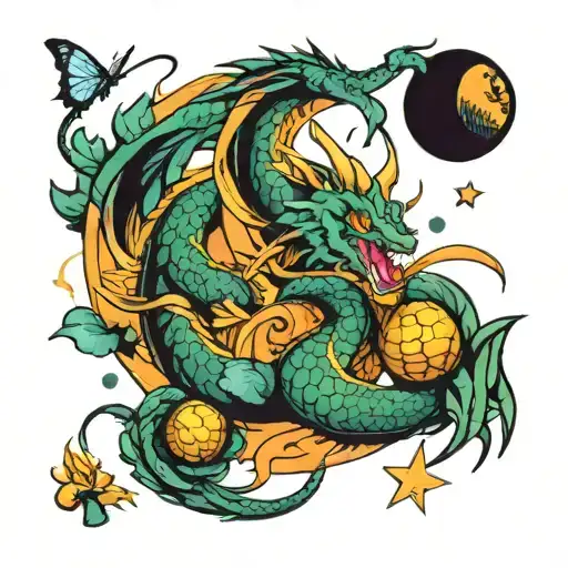 Butterflies And Dragon Ball Z