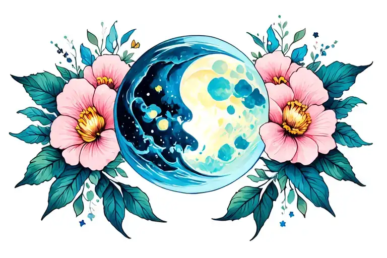 Moon Flowers Dreamy Wrist