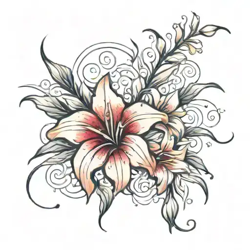 Gladiolus Marigols Ster Swirl Vine