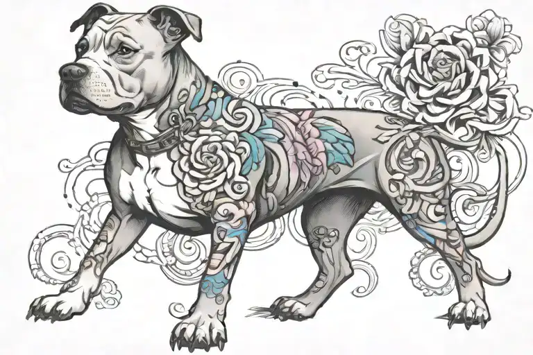 American Pitbull Terrier & Roxanne Name