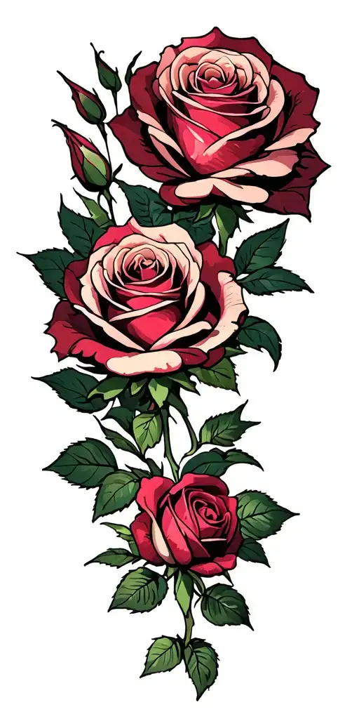 Roses All Around And