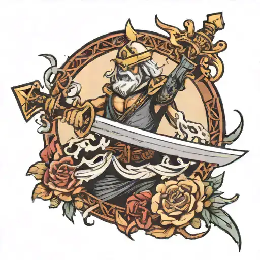 Prophet Sunboy With A Huge Sword