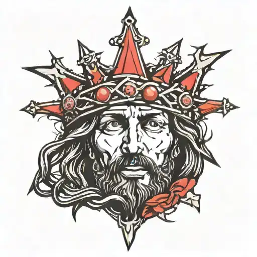 Jesus Crown Of Thorns Hanging