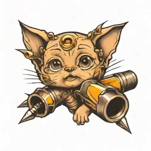 Baby Holding Bullets