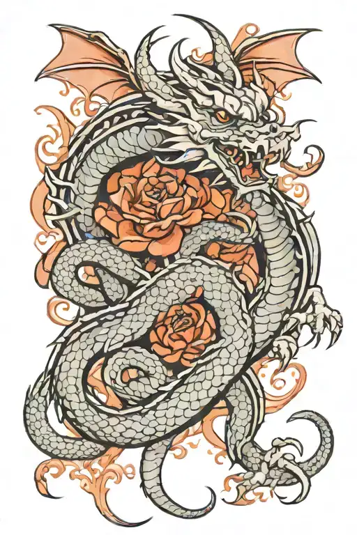 Dragon Tattoo Feminine