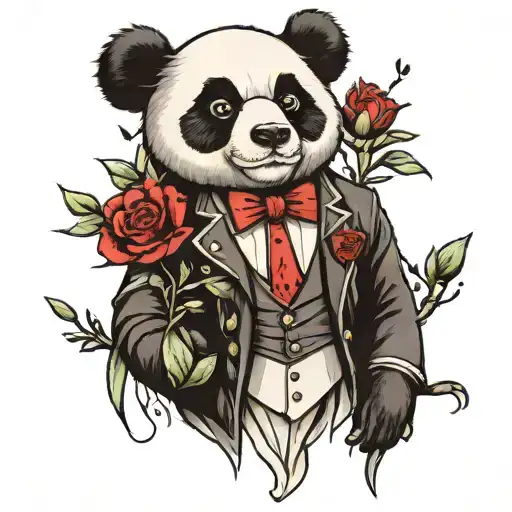 Tuxedo Panda A Ion
