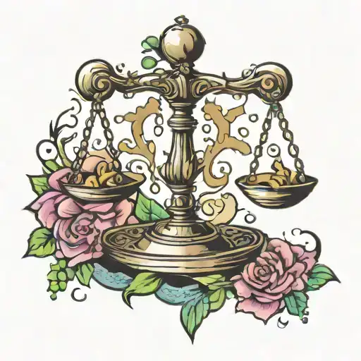 Need A Tattoo Design Of Libra Quoting The Balance Of Lust And Love In It