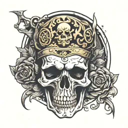 Skull And Heavy Metal