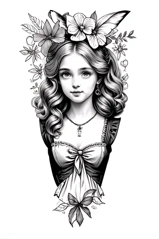 Alice In Wonderland Characters Blend Seamlessly