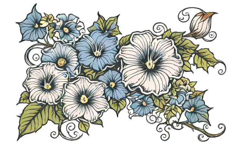 Line Of Morning Glory