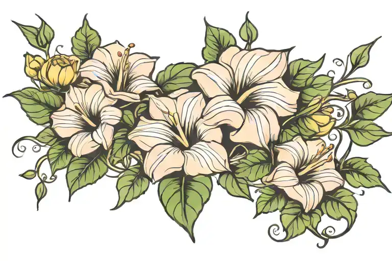 Line Of Morning Glory