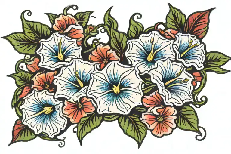 Line Of Morning Glory