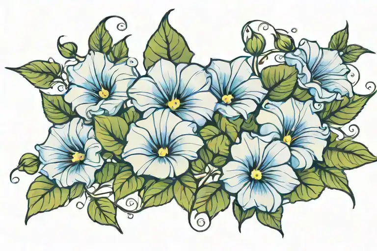 Line Of Morning Glory