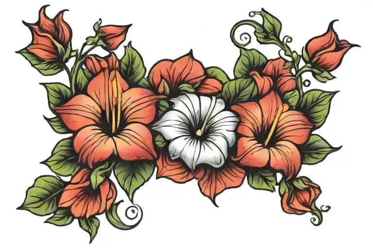 Line Of Morning Glory