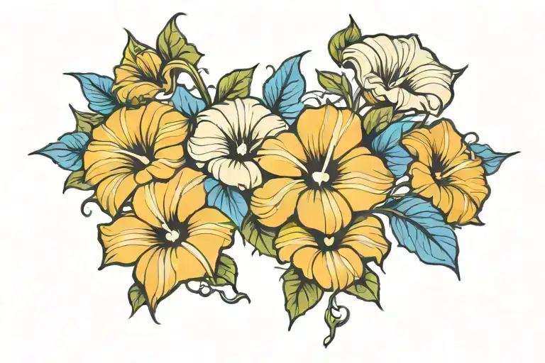 Line Of Morning Glory