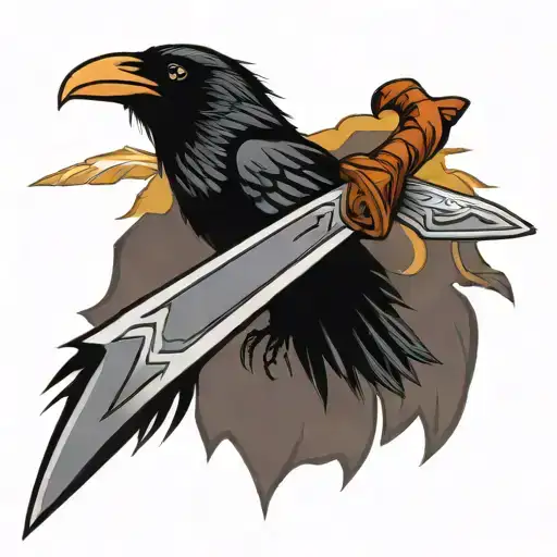 Raven Axe With Two Blades