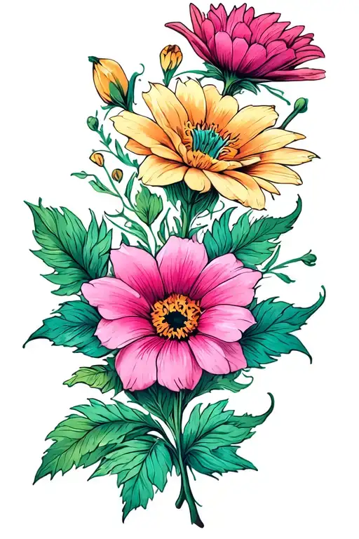 February And April Birth Flowers