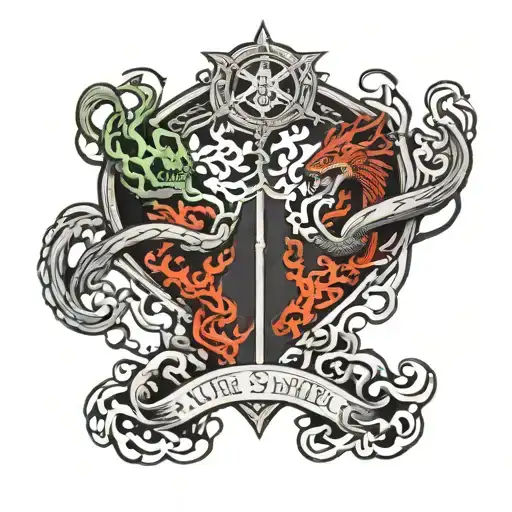 Road Splitting Two Paths Evil Good Vs Evil