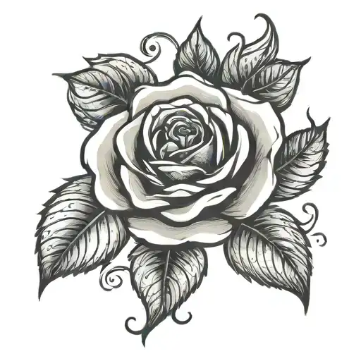 Rose Old School For My Dad