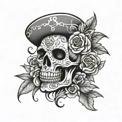 Mexican Skull Chicano