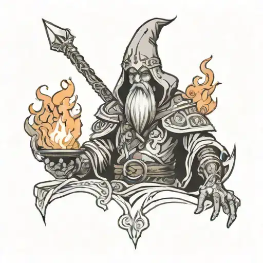 Dungeons And Dragons Fire Genasi Wizard