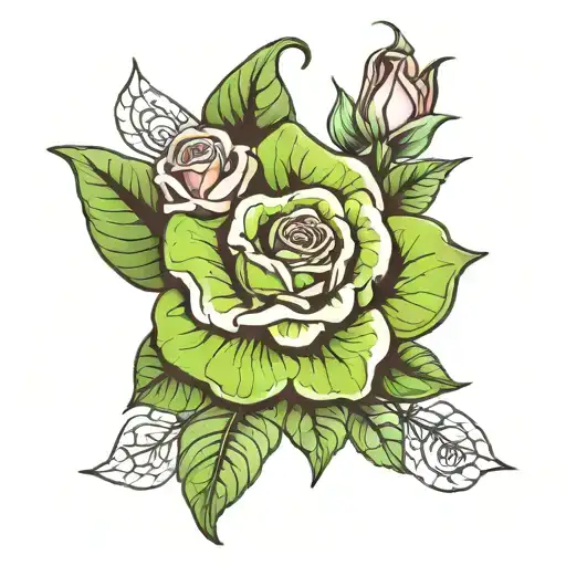 Lettuce Rose And Eye