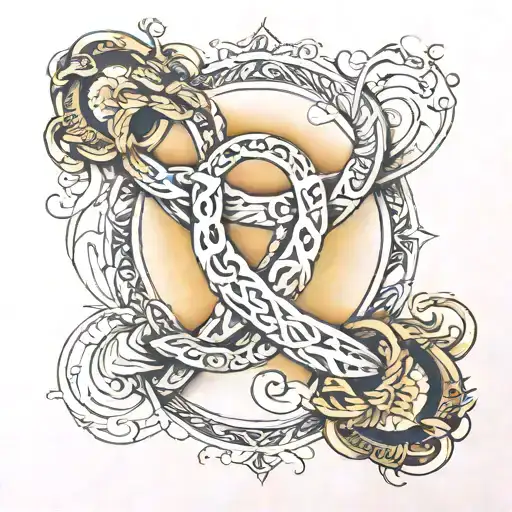 Infinity Symbol With Names In It