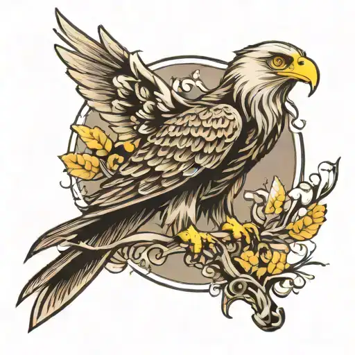 Badass Eagle Perched