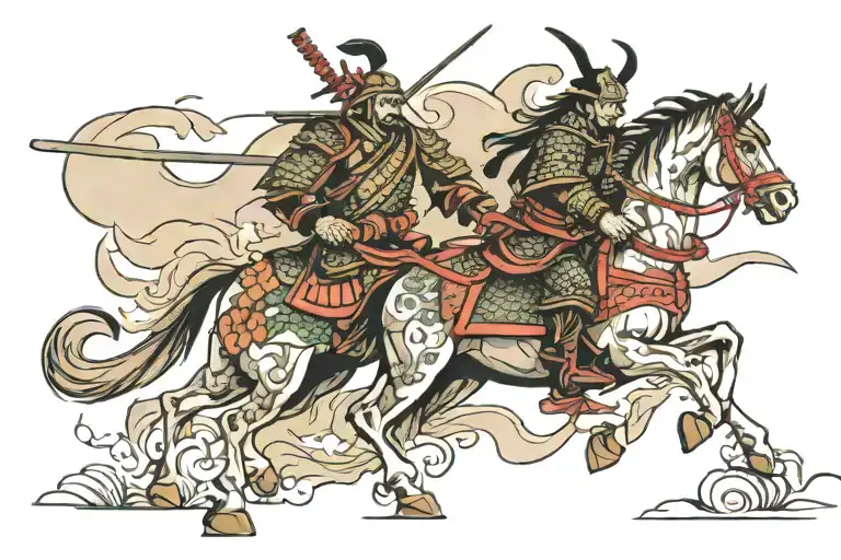 Japanese Bushido Samurai Temple