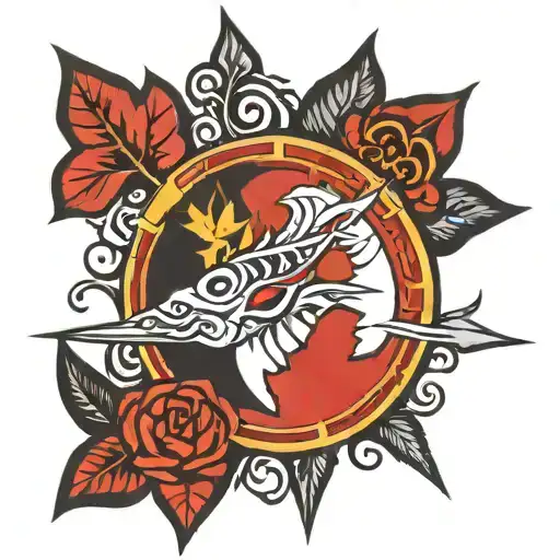 Canadian Firest Nation Symbol And Saljok Symbol