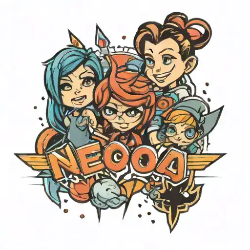 Kids Names Comic Book Style