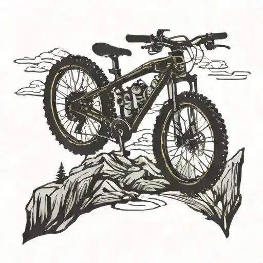 Mountain Bike Silhouette