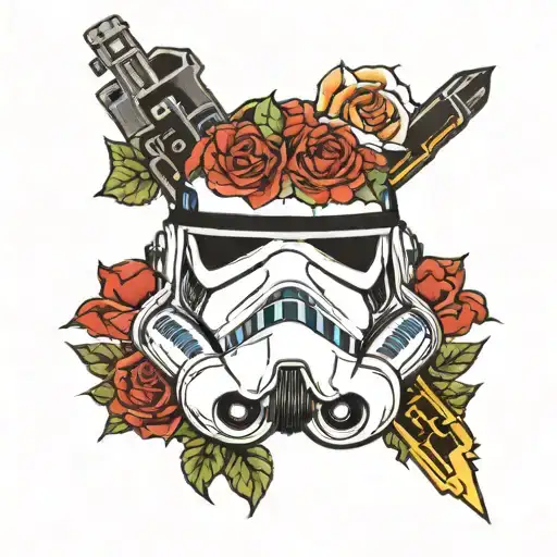 Storm Trooper Helmet Full Color