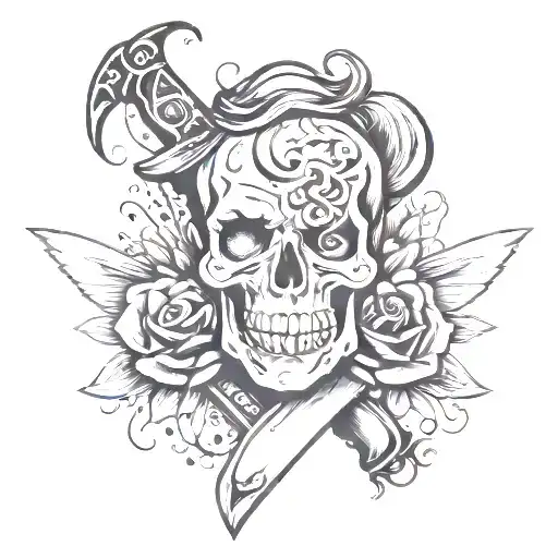 Lick Love Of Knife Crossed