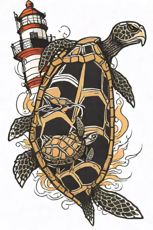 Turtle And Light House