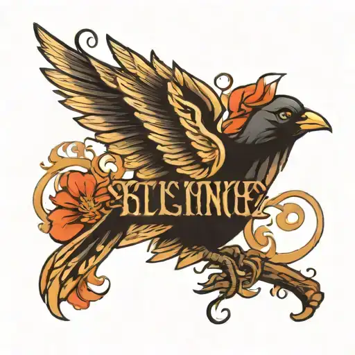 Resilience In Letter Attached With A Bird