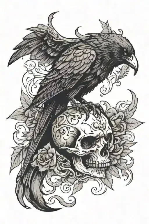Raven Skull