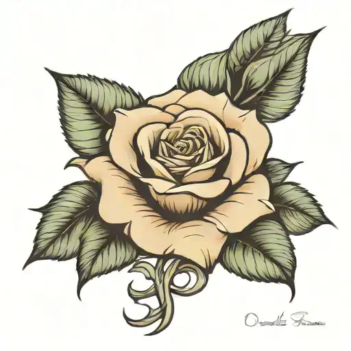 Dollar Rose Intertwined