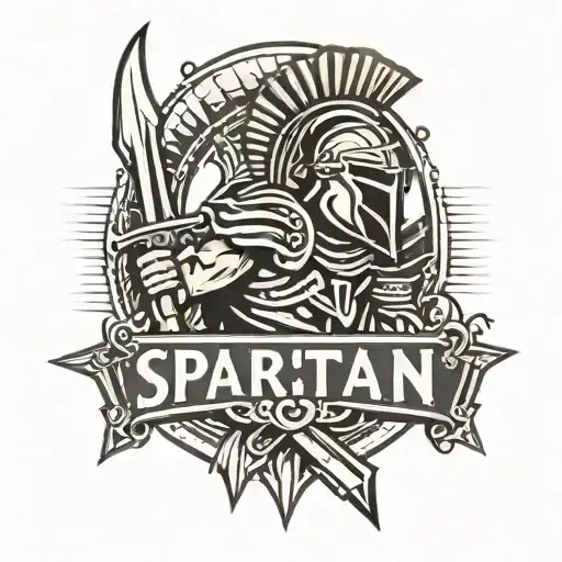 Vintage Logo Spartan