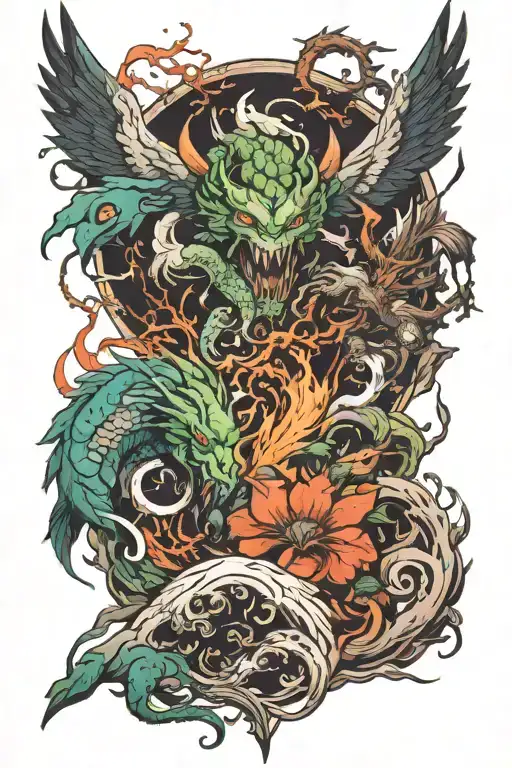 Nature Epic Battle Scene