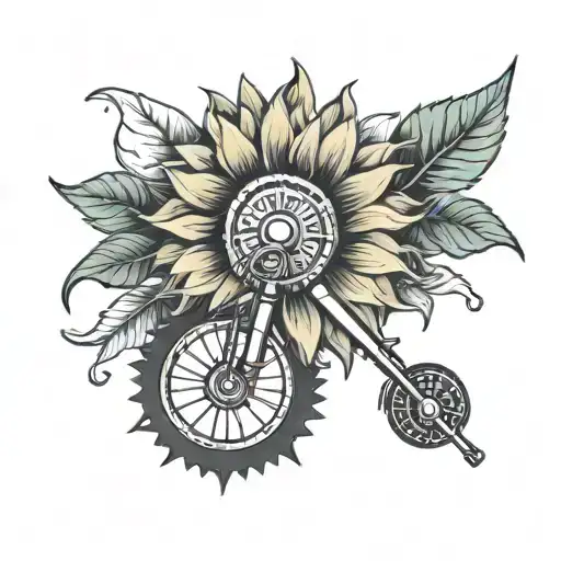 Sunflower Bike Cassette Compass