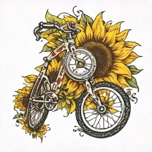 Sunflower Bike Cassette Compass