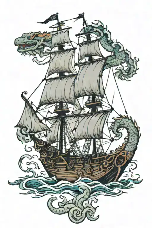Portugal Ship And Water Dragon