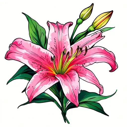 A Pink Lily
