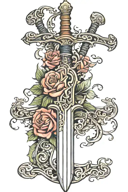 Sword With 8744 On It