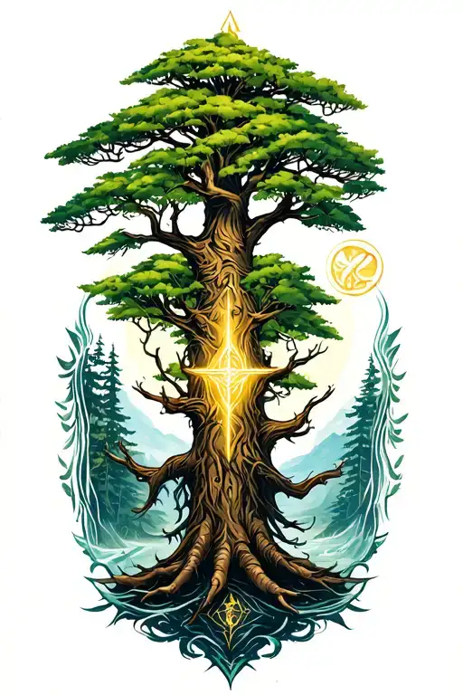 Trees Of Valinor Lord Of The Rings