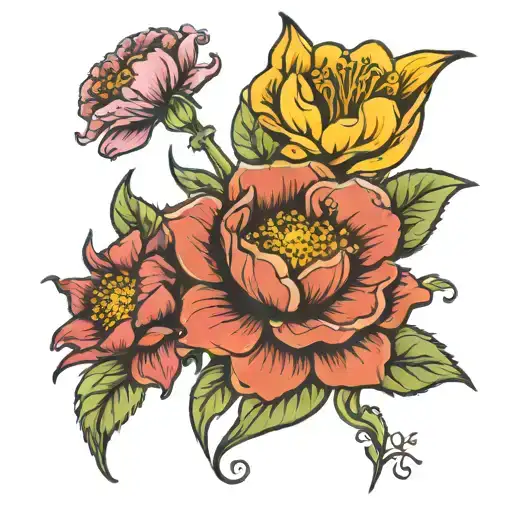 Birth Flowers May June April Birth Flower